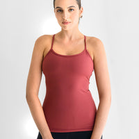 Carmel Tank Tops - Deep Crimson