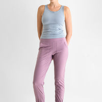 Florence Ribbed Tank Top - Slate grey
