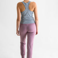 Florence Ribbed Tank Top - Slate grey