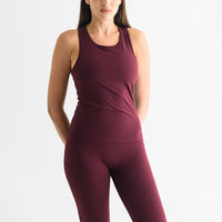 New Jersey Tank Tops - Wine Red