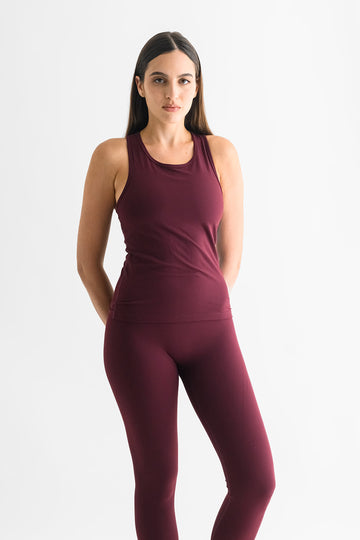 New Jersey Tank Tops - Wine Red