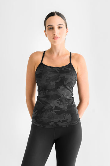 Carmel Tank Tops - Black Camp